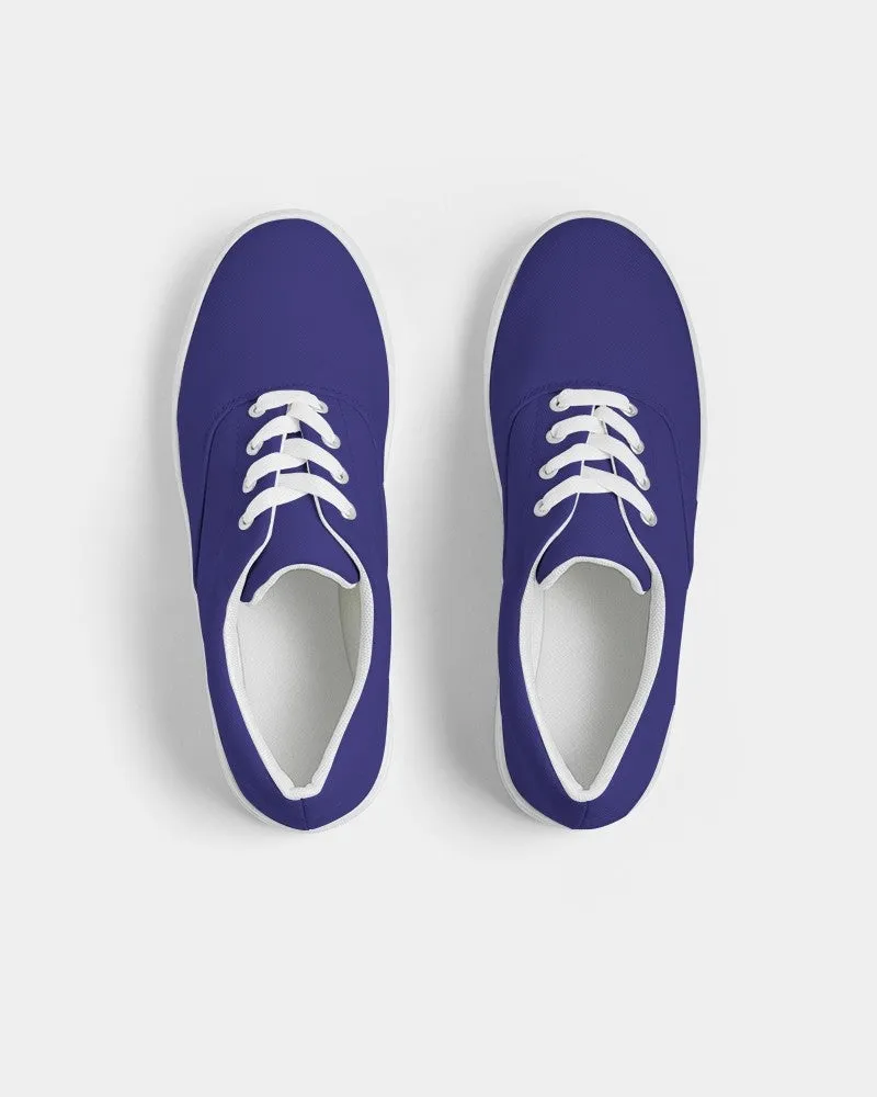 Shaded Blue Canvas Sneakers | Women's | C100M100Y0K30