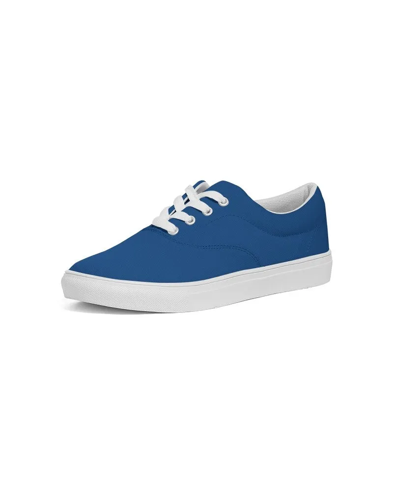 Shaded Blue Canvas Sneakers | Women's | C100M75Y0K30