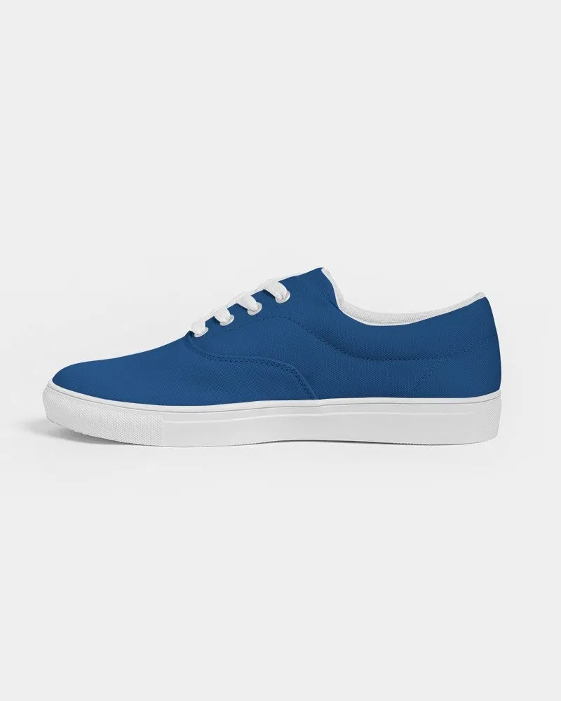 Shaded Blue Canvas Sneakers | Women's | C100M75Y0K30