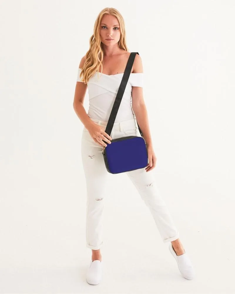 Shaded Blue Crossbody Bag | C100M100Y0K30