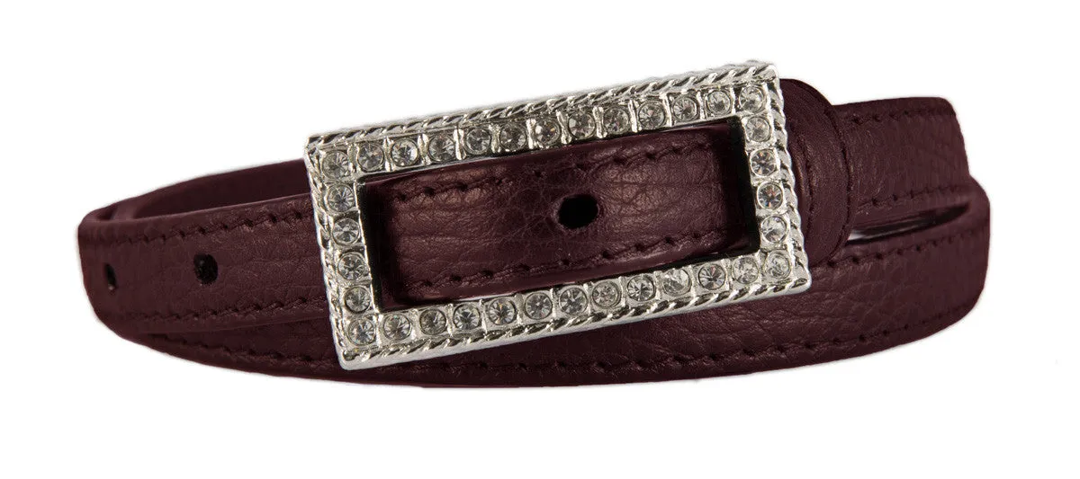 Skinny Crystal Belt