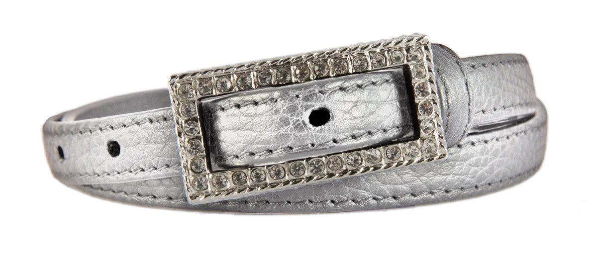 Skinny Crystal Belt