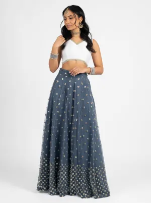 Stormy Celeste Skirt