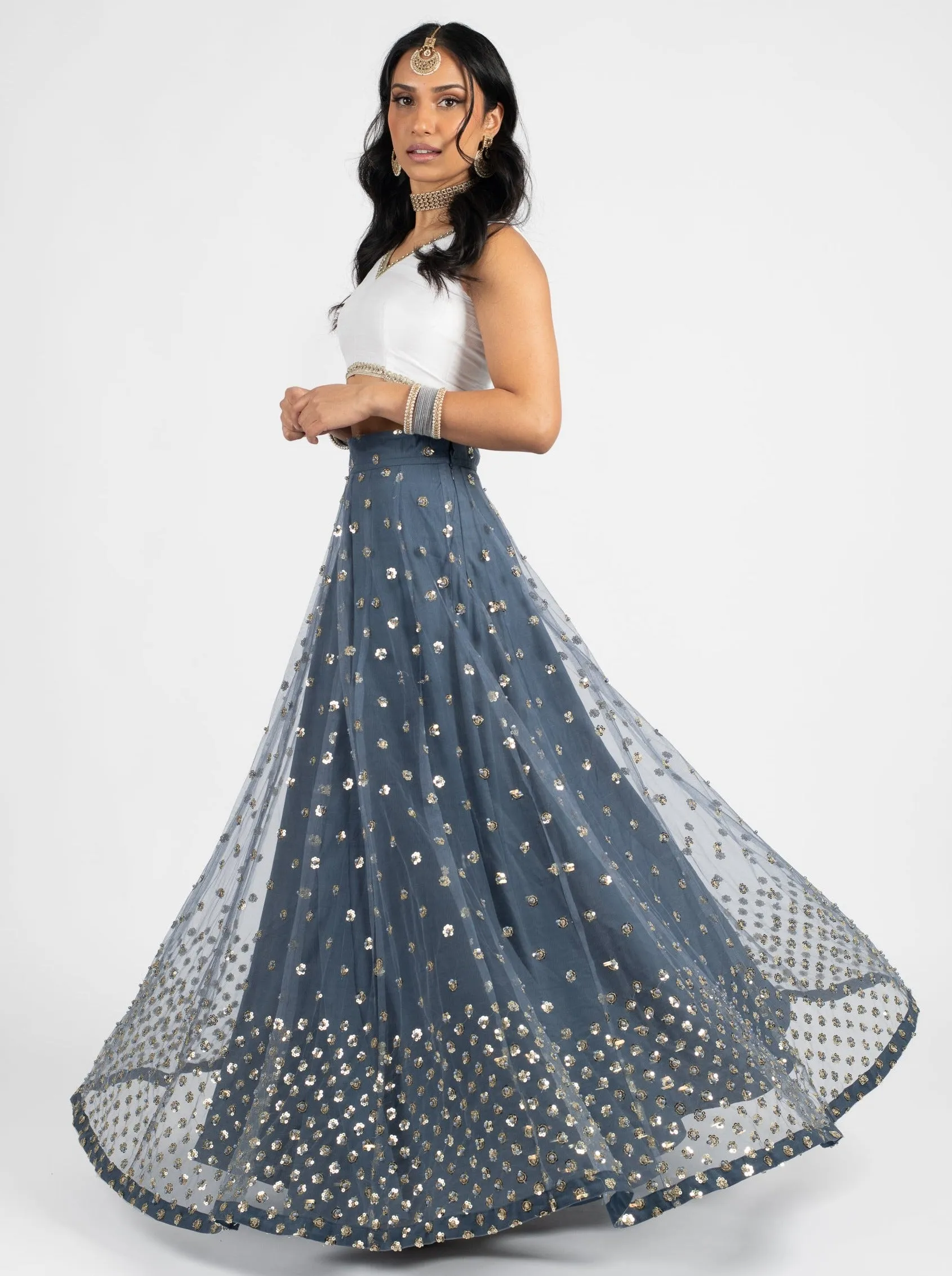 Stormy Celeste Skirt