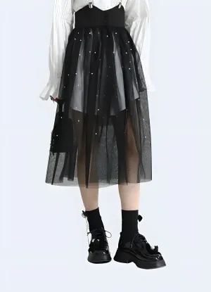 Techwear Skirt Mesh
