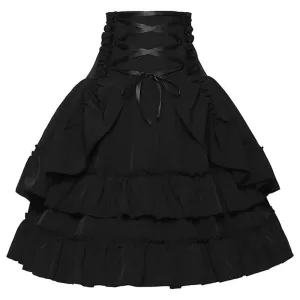 Vintage Renaissance High Waist Multi-Layered Skirt