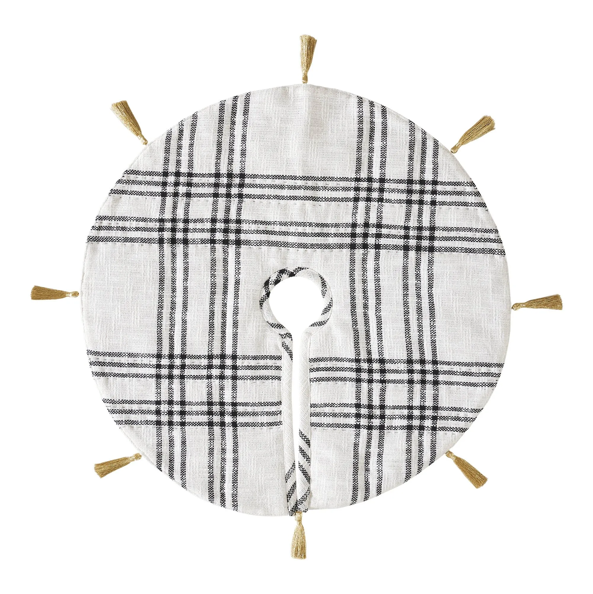 Wintergleam Plaid Tree Skirt 24"