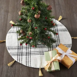 Wintergleam Plaid Tree Skirt 24"