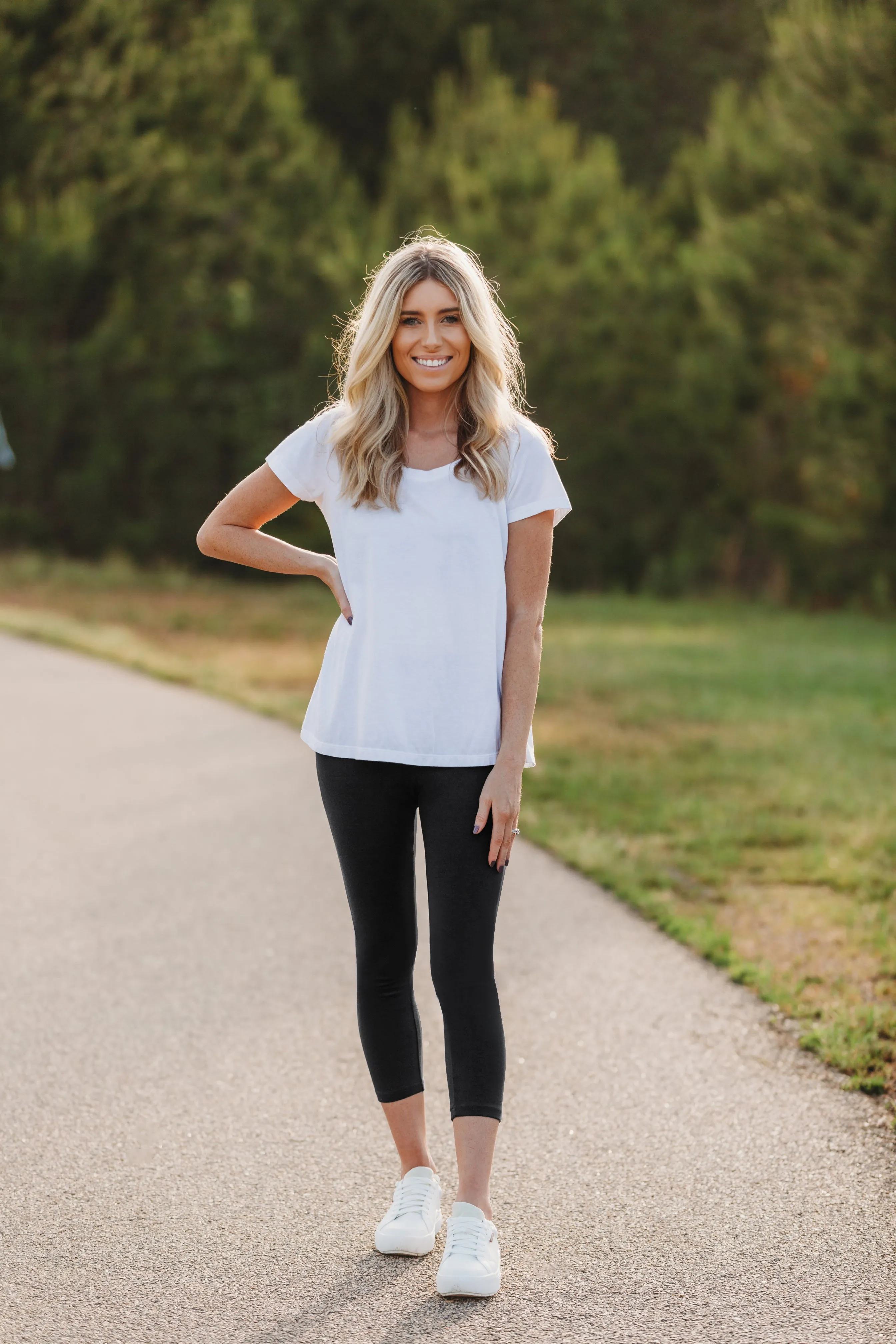 Women's 100% Cotton Soft Capri Leggings | Chocolate