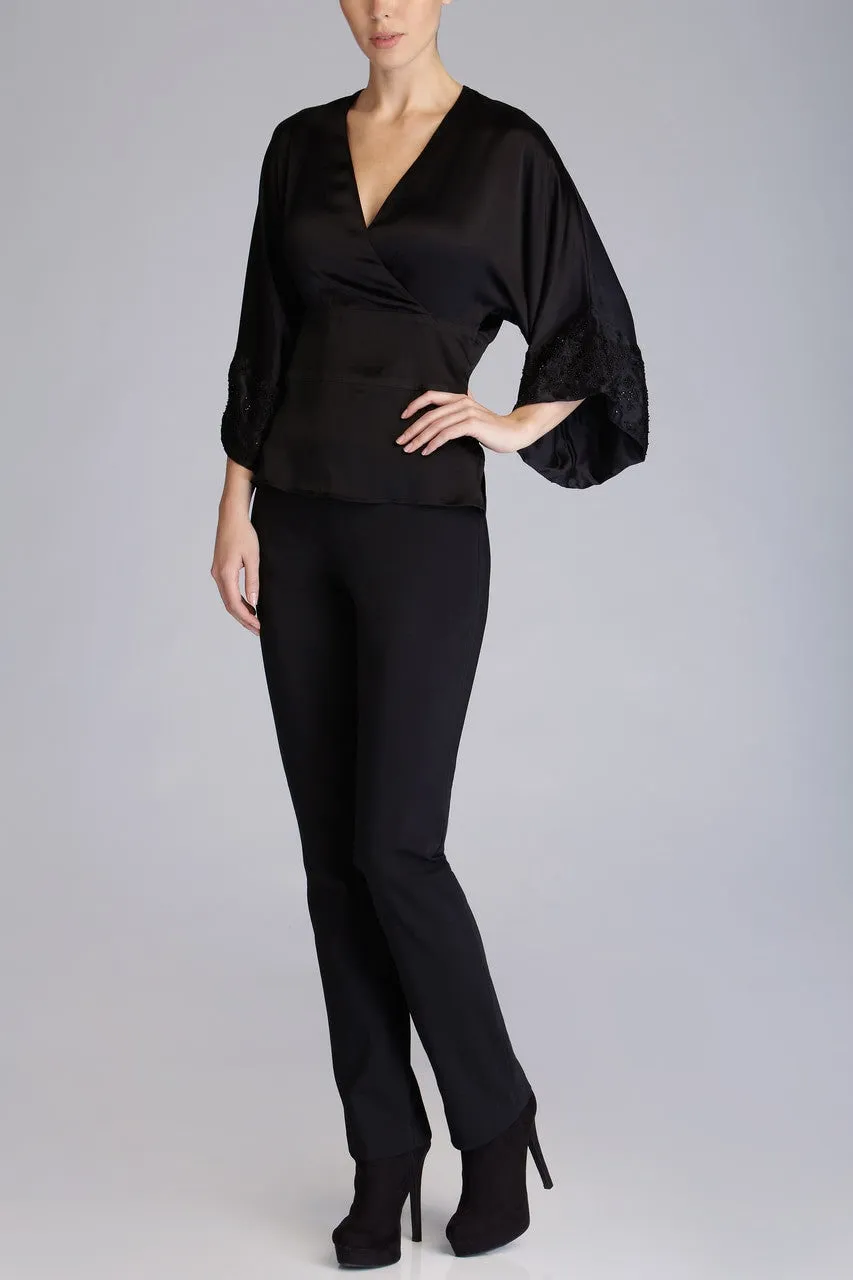 Zaya Embellished Kimono Top