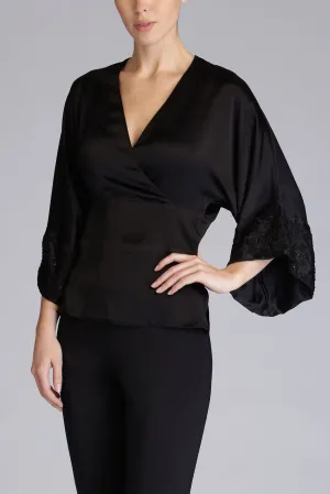 Zaya Embellished Kimono Top